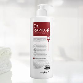 Dr.RAPHA-R Intensive Scalp RED Shampoo 1L – Anti-Hair Loss Shampoo, Functional Hair-Cycle Care, Manuka Honey, 5 Hydrolyzed Proteins, pH-Balanced, Dandruff & Scalp Care _ Made in KOREA